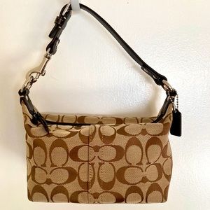 Coach Shoulder Bag, Signature Collection, Brown